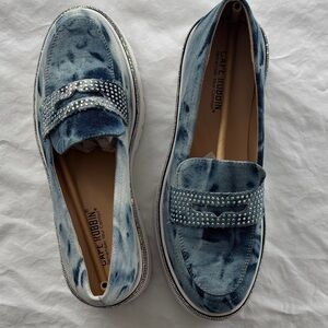 Cape Robbin Blue Tie-Dye Women's Loafers